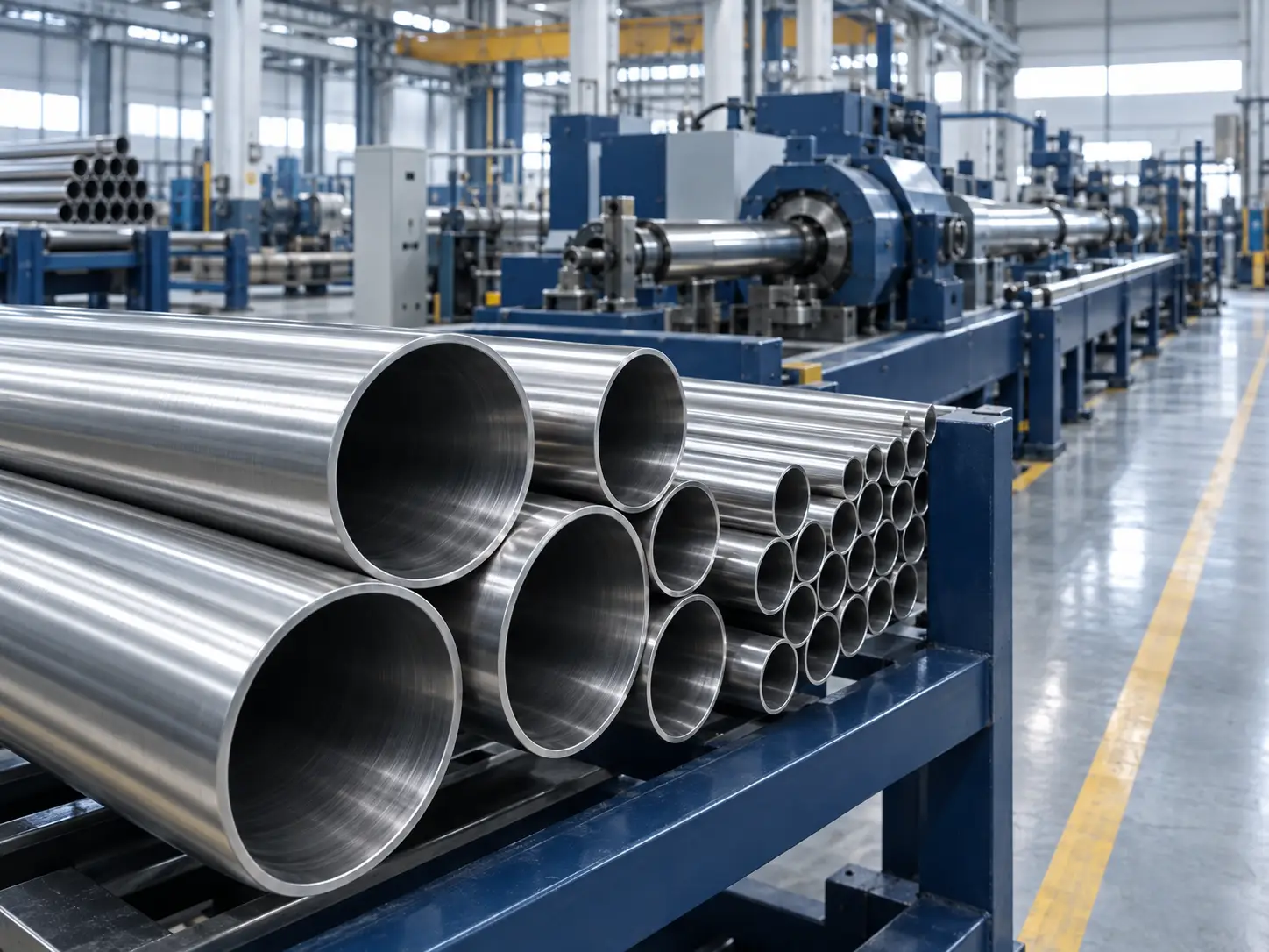 Stainless steel pipes and tubes manufacturing facility